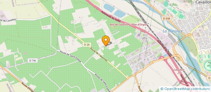 localisation de l'entreprise CAMPING CAP-OUEST à PLAN-D'ORGON