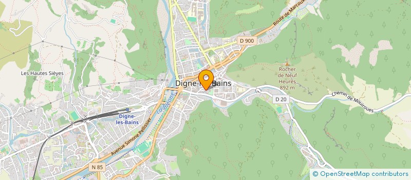 localisation de l'entreprise CAMPING CAR CLUB DE DIGNE LES BAINS à DIGNE-LES-BAINS