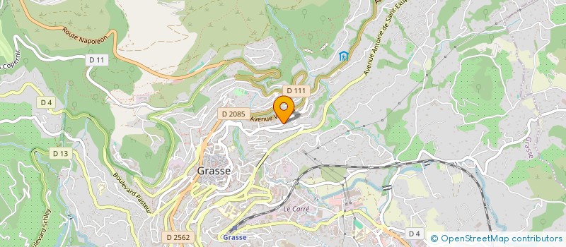 localisation de l'entreprise CAMPING CAR CLUB PROVENCE COTE D AZUR à GRASSE