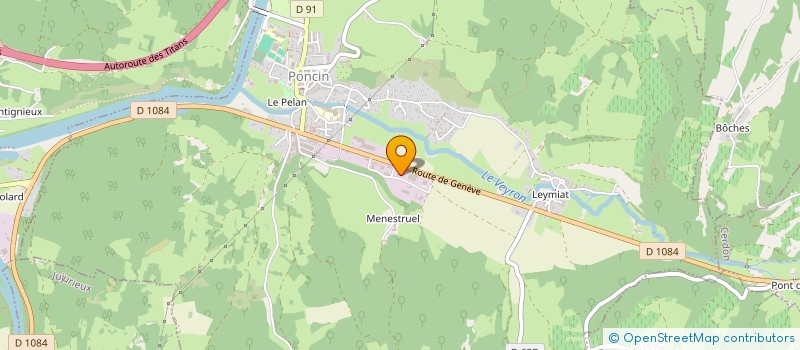 localisation de l'entreprise CAMPING CAR DISTRIBUTION.COM à PONCIN