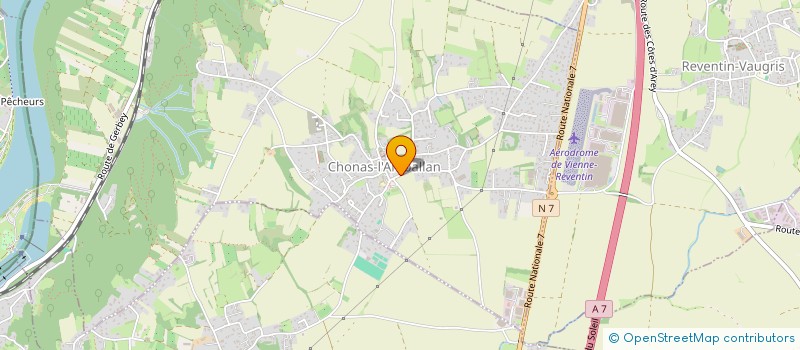 localisation de l'entreprise CAMPING CAR MICHEL  CHONAS-L'AMBALLAN