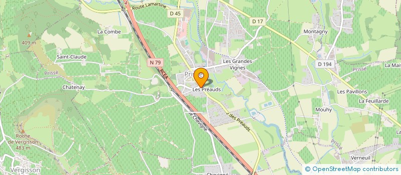 localisation de l'entreprise CAMPING CAR PRISSE à PRISSE