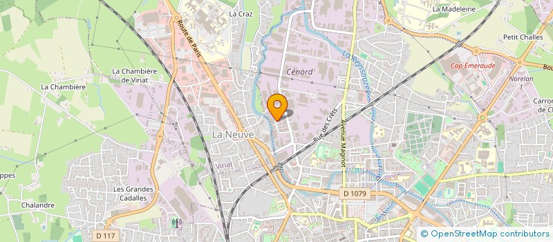 localisation de l'entreprise CAMPING CAR SERVICE 01  BOURG-EN-BRESSE