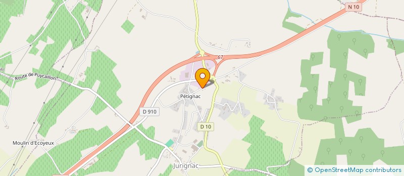 localisation de l'entreprise CAMPING-CAR SUD CHARENTE à VAL DES VIGNES