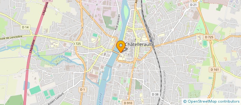 localisation de l'entreprise CAMPING CARAVANING CLUB CHATELLERAUDAIS à CHATELLERAULT