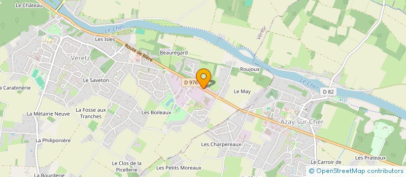 localisation de l'entreprise CAMPING-CARS DE TOURAINE à VERETZ