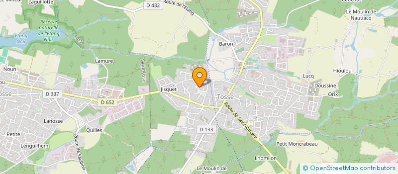 localisation de l'entreprise CAMPING CLEAN SARL  TOSSE