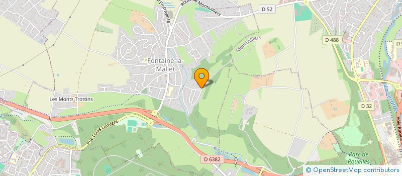 localisation de l'entreprise CAMPING CLUB DE FRANCE  FONTAINE-LA-MALLET