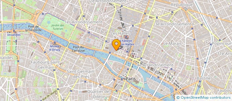localisation de l'entreprise CAMPING CLUB INTERNATION FR à PARIS
