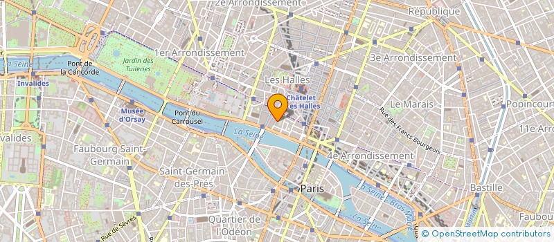 localisation de l'entreprise CAMPING CLUB INTERNATIONAL DE FRANCE à PARIS