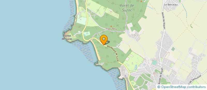 localisation de l'entreprise CAMPING COTE BEAUTE  MESCHERS-SUR-GIRONDE