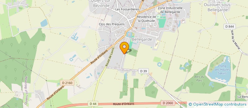 localisation de l'entreprise CAMPING DE BELLEGARDE à BELLEGARDE
