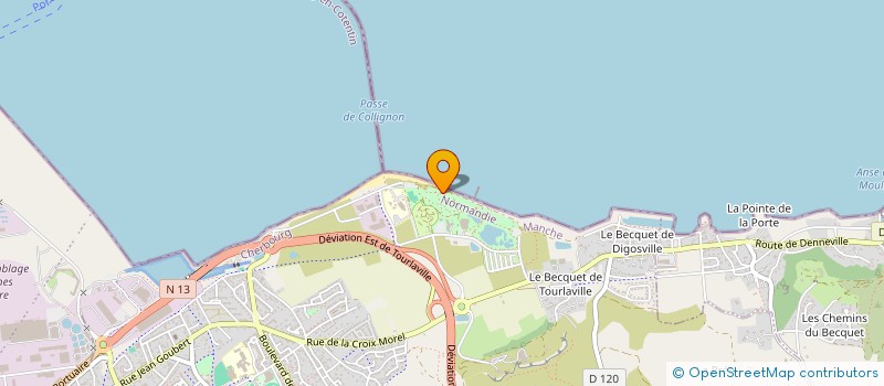 localisation de l'entreprise CAMPING DE COLLIGNON à CHERBOURG-EN-COTENTIN
