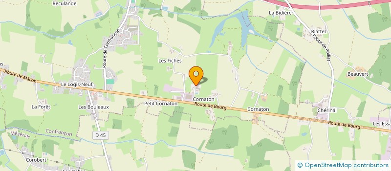 localisation de l'entreprise CAMPING DE CORNATON à CONFRANCON