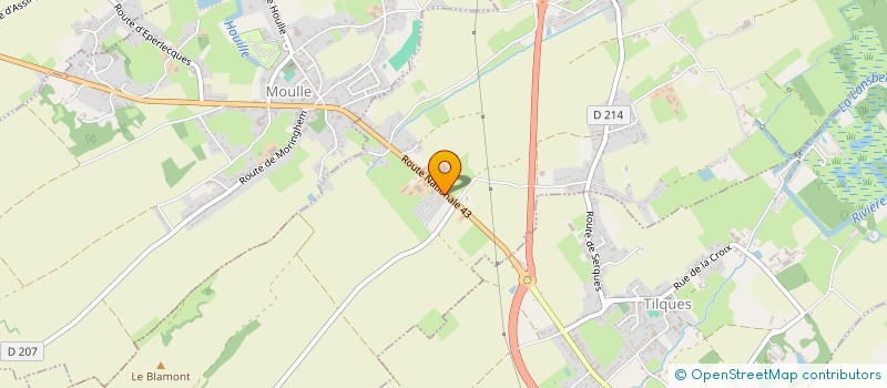 localisation de l'entreprise CAMPING DE FREMONT à SERQUES