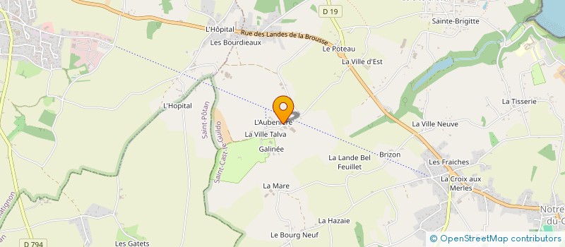 localisation de l'entreprise CAMPING DE GALINEE à SAINT-CAST-LE-GUILDO