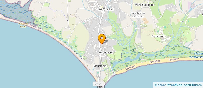 localisation de l'entreprise CAMPING DE L ATLANTIQUE à FOUESNANT