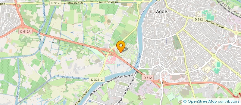 localisation de l'entreprise CAMPING DE L ESCALE à AGDE