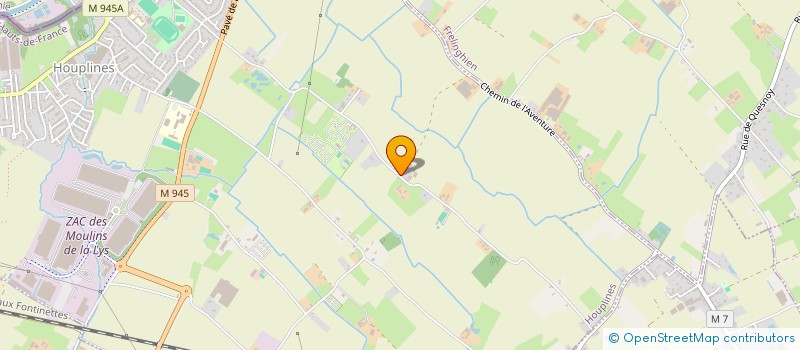 localisation de l'entreprise CAMPING DE L IMAGE à HOUPLINES