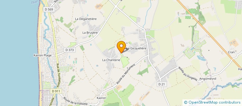 localisation de l'entreprise CAMPING DE LA CHANTERIE à SAINT-PAIR-SUR-MER
