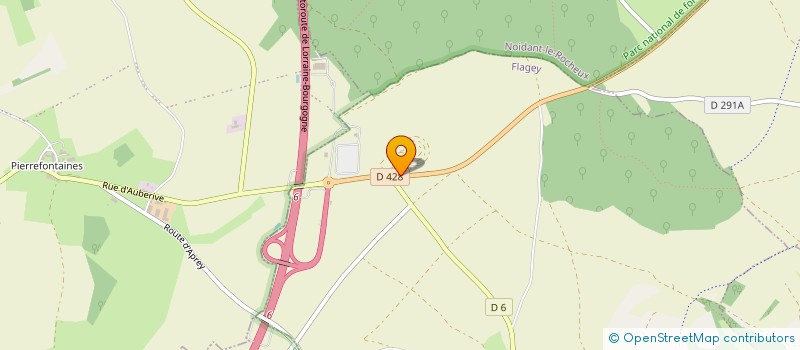 localisation de l'entreprise CAMPING DE LA CROISEE SARL à FLAGEY