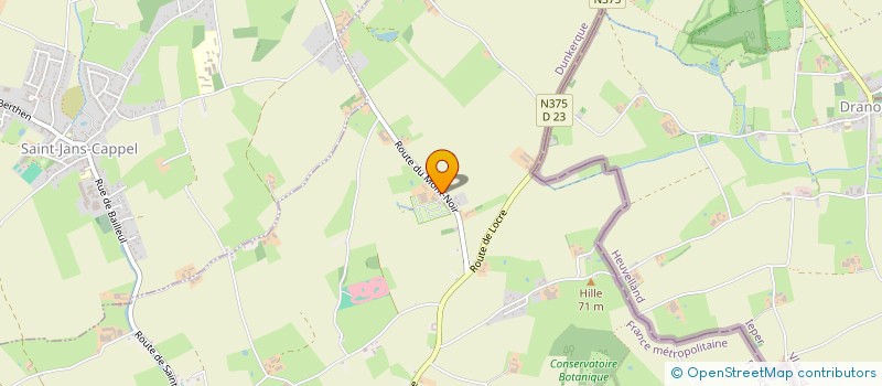 localisation de l'entreprise CAMPING DE LA FERME DES SAULES à BAILLEUL