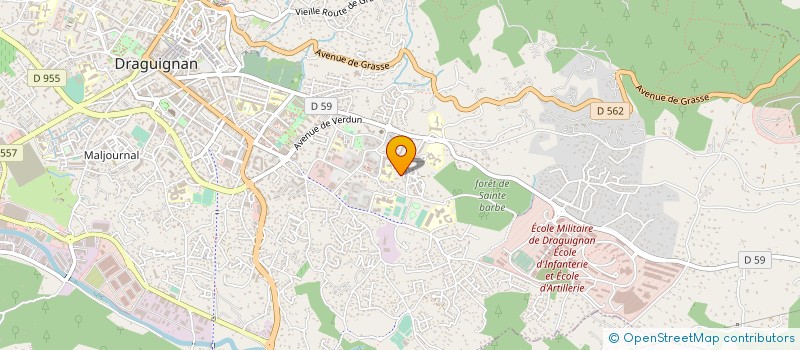 localisation de l'entreprise CAMPING DE LA FOUX  DRAGUIGNAN