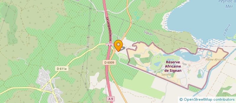 localisation de l'entreprise CAMPING DE LA GRANGE NEUVE  SIGEAN