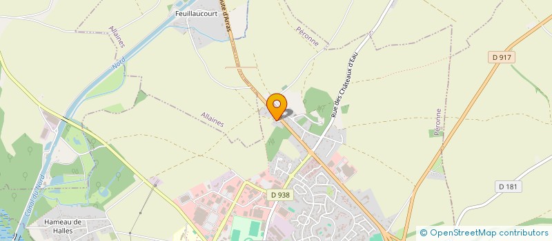 localisation de l'entreprise CAMPING DE LA HULOTTE  CLERY-SUR-SOMME