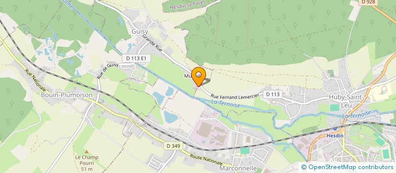 localisation de l'entreprise CAMPING DE LA LOGE  LA LOGE