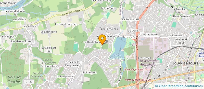 localisation de l'entreprise CAMPING DE LA MIGNARDIERE à LONGEVILLE-SUR-MER