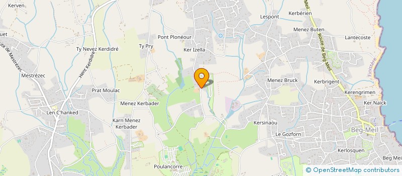 localisation de l'entreprise CAMPING DE LA PISCINE à FOUESNANT