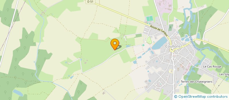 localisation de l'entreprise CAMPING DE LA PLANCHEROTTE à COULLONS
