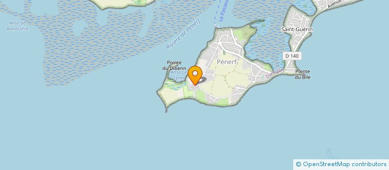 localisation de l'entreprise CAMPING DE LA PRESQU'ILE DE PENERF à DAMGAN