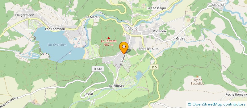 localisation de l'entreprise CAMPING DE LA RIBEYRE  SAINT-VICTOR-LA-RIVIERE