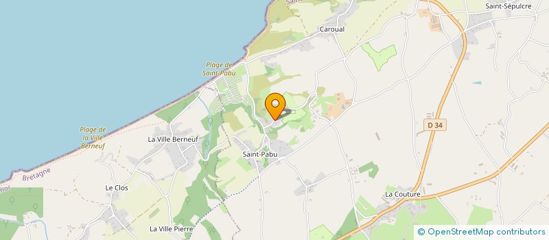 localisation de l'entreprise CAMPING DE LA VALLEE à ERQUY