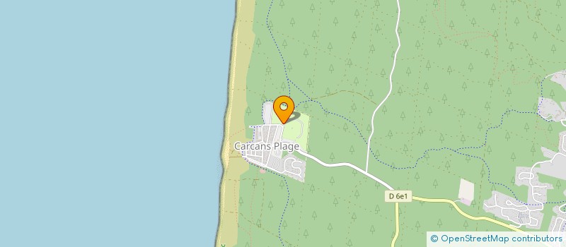 localisation de l'entreprise CAMPING DE MAUBUISSON à CARCANS