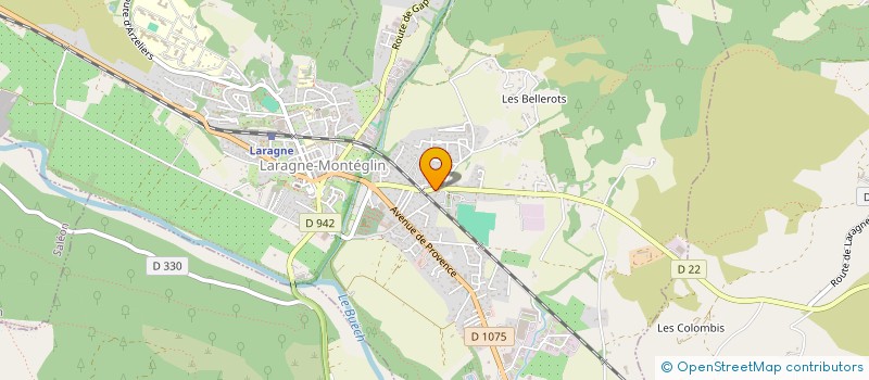 localisation de l'entreprise CAMPING DE MONTEGLIN  LARAGNE-MONTEGLIN