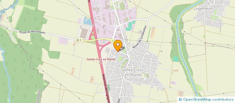 localisation de l'entreprise CAMPING DE SUZEL  SAINTE-CROIX-EN-PLAINE