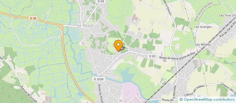 localisation de l'entreprise CAMPING DES BICHES à SAINT-HILAIRE-DE-RIEZ