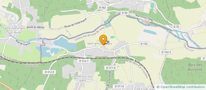 localisation de l'entreprise CAMPING DES ETANGS DE MARSALIN à VERT-EN-DROUAIS