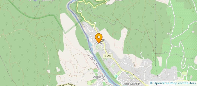 localisation de l'entreprise CAMPING DES GORGES à SAINT-MARTIN-D' ARDECHE