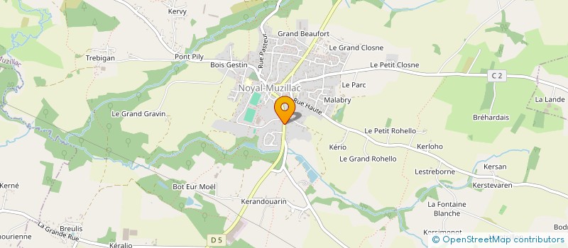 localisation de l'entreprise CAMPING DES PEUPLIERS à AMBON