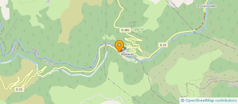 localisation de l'entreprise CAMPING DES TEMPLIERS  LE CAYLAR