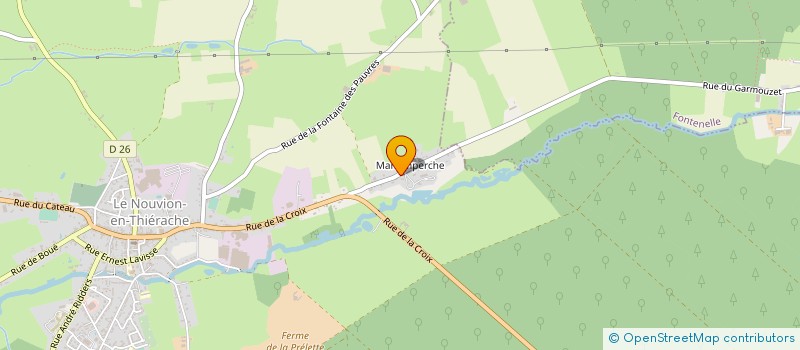 localisation de l'entreprise CAMPING DU BEL ETANG à LE NOUVION-EN-THIERACHE
