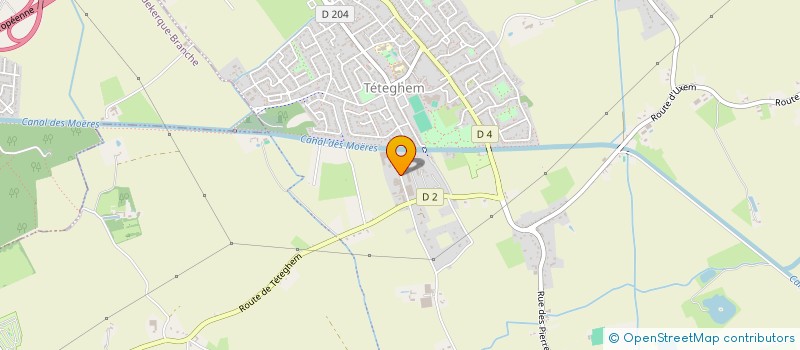 localisation de l'entreprise CAMPING DU BOIS DES FORTS à TETEGHEM-COUDEKERQUE-VILLAGE