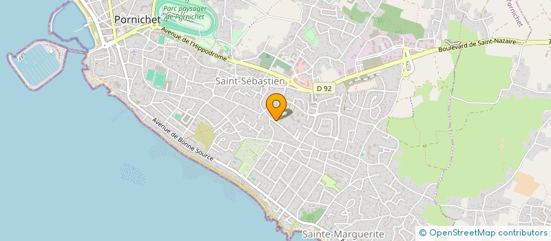 localisation de l'entreprise CAMPING DU BUGEAU à PORNICHET