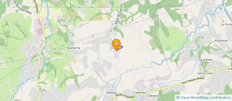 localisation de l'entreprise CAMPING DU COL D'IBARDIN à URRUGNE