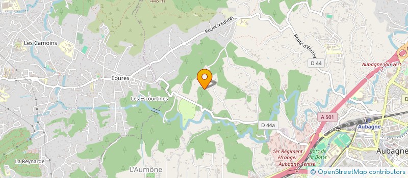 localisation de l'entreprise CAMPING DU GARLABAN à AUBAGNE