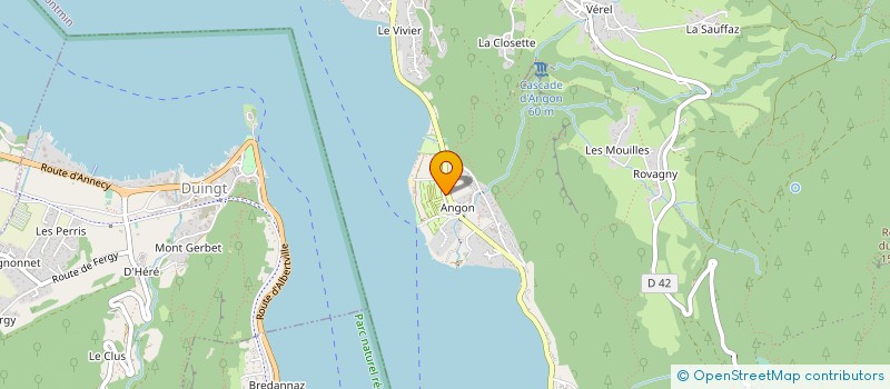 localisation de l'entreprise CAMPING DU LAC à TALLOIRES-MONTMIN